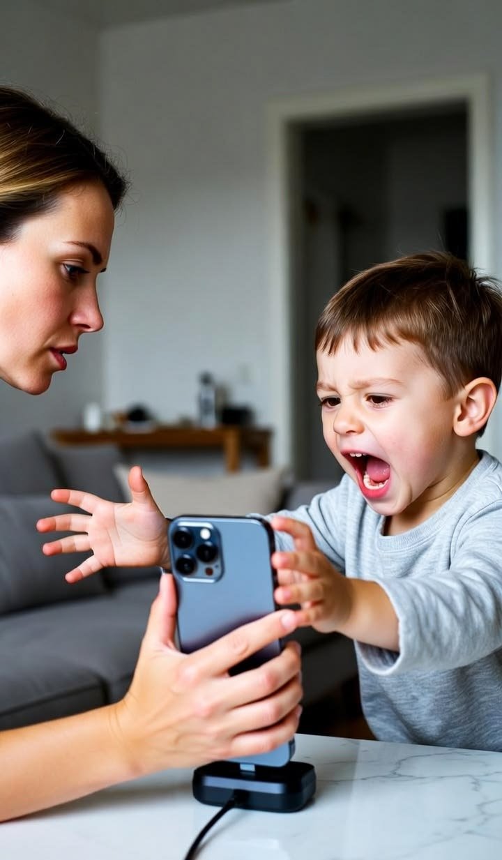 Child looking withdrawn at home