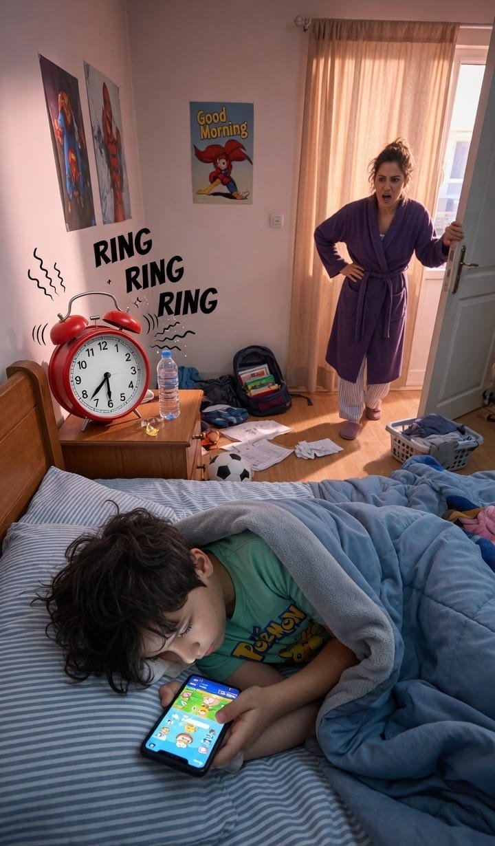 Child looking withdrawn at home